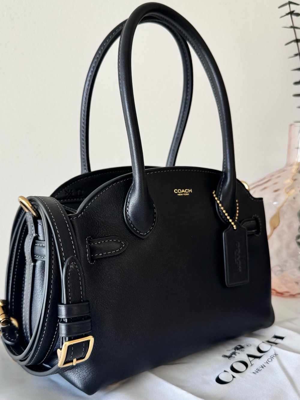 Coach Empire Carryall 21 -  Brass/Black